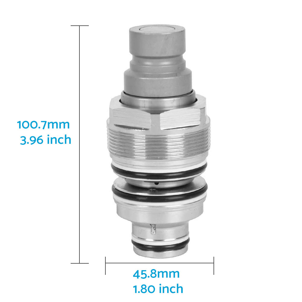 Hydraulic Flat Face Quick Coupler Male & Female Suitable For Bobcat 46mm 1 13/16 inch Thread