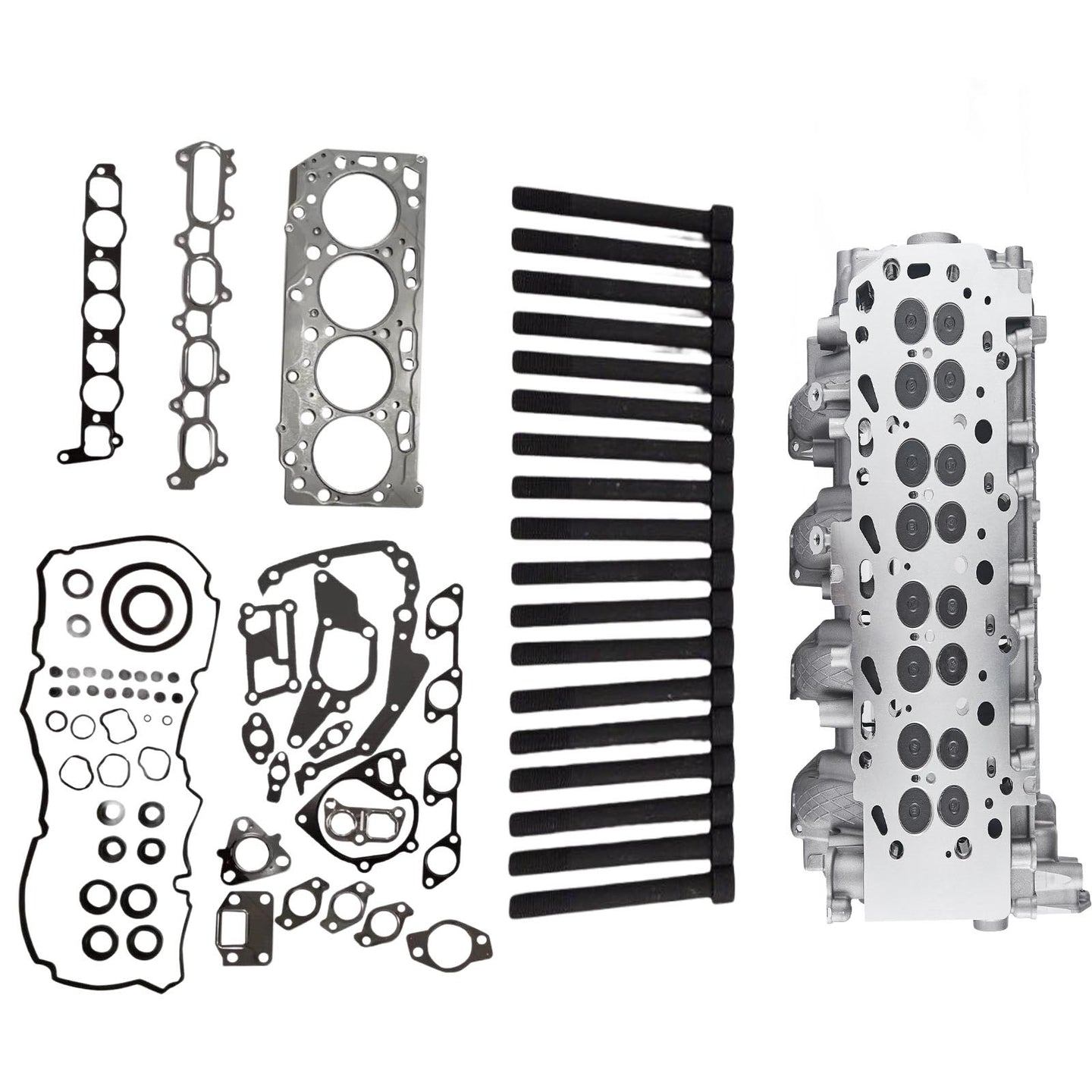 {{ Fully Assembled Cylinder Head Gasket Kit Bolts Set Suitable For Mitsubishi }} - Buy Car Parts Online at {{ Kaka Auto Parts }}.