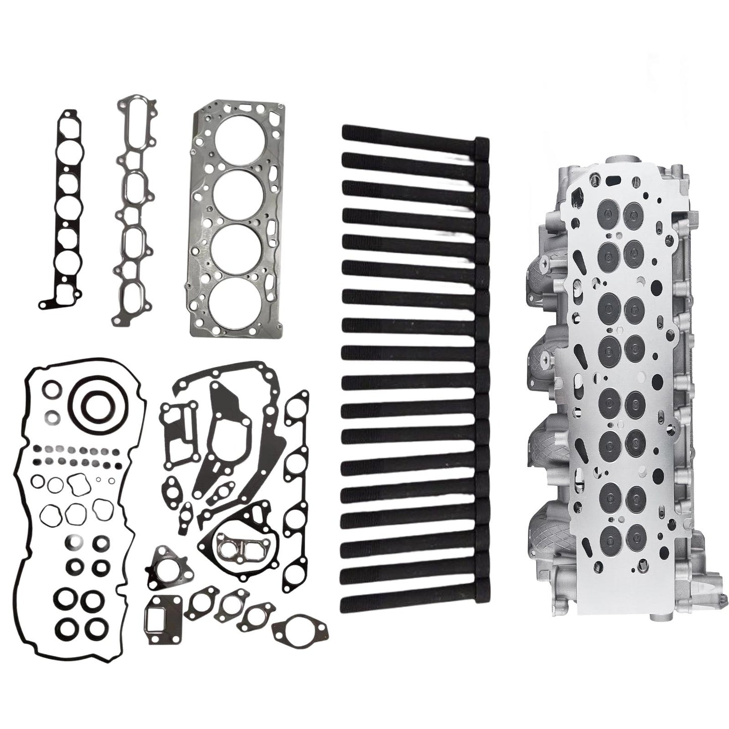 {{ Fully Assembled Cylinder Head Gasket Kit Bolts Set Suitable For Mitsubishi }} - Buy Car Parts Online at {{ Kaka Auto Parts }}.