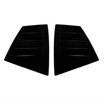 compare product 2x Rear Quarter Window Louver Trim Suitable For Subaru WRX STI VA 14-21 Black