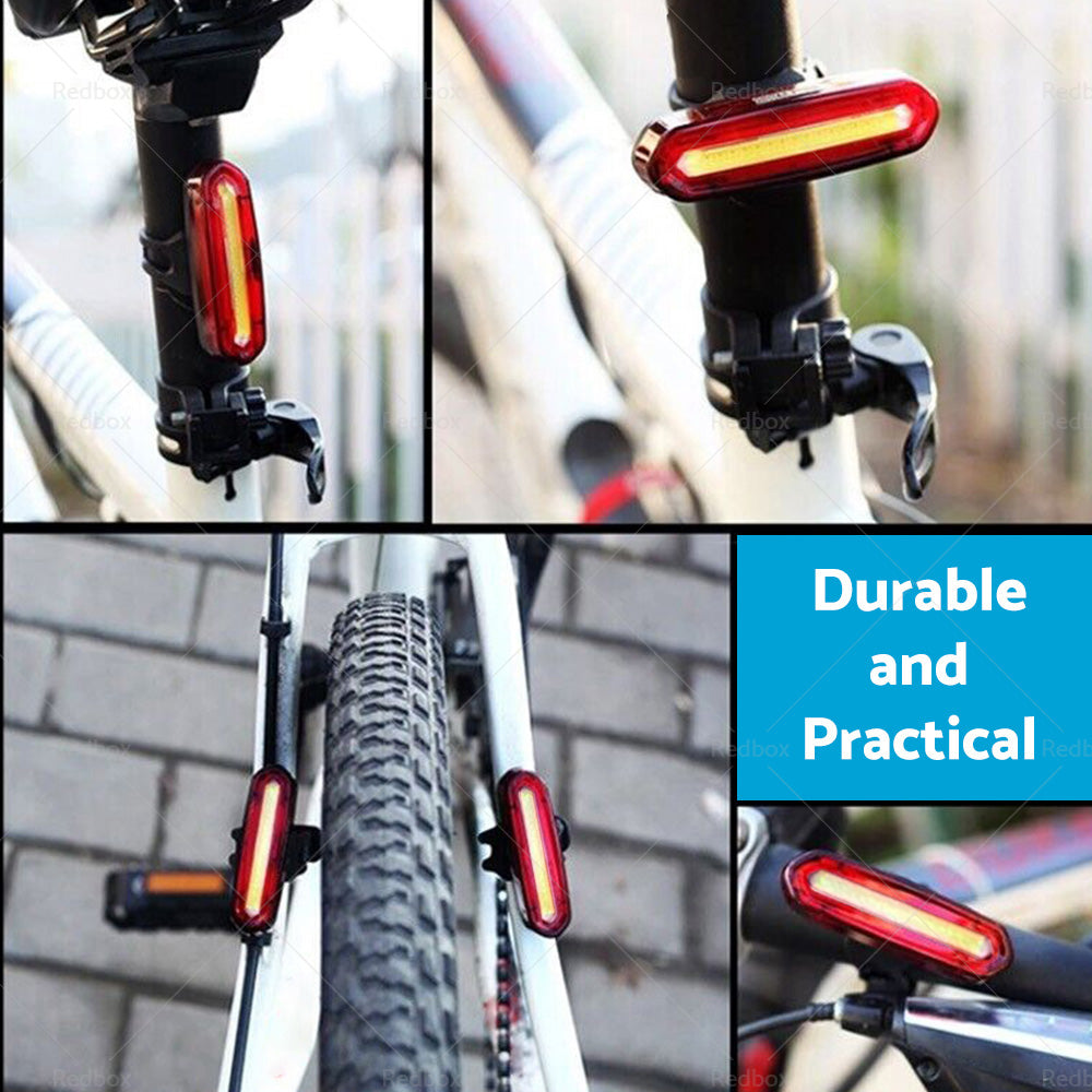 {{ 120 Lumens LED Bike Tail Light USB Rechargeable Powerful Bicycle Rear Light }} - Buy Car Parts Online at {{ Kaka Auto Parts }}.