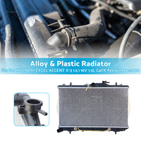 {{ Radiator For Hyundai Excel Accent X3 Auto Manual 1. 5i Petrol G4EK 1994-2000 }} - Buy Car Parts Online at {{ Kaka Auto Parts }}.