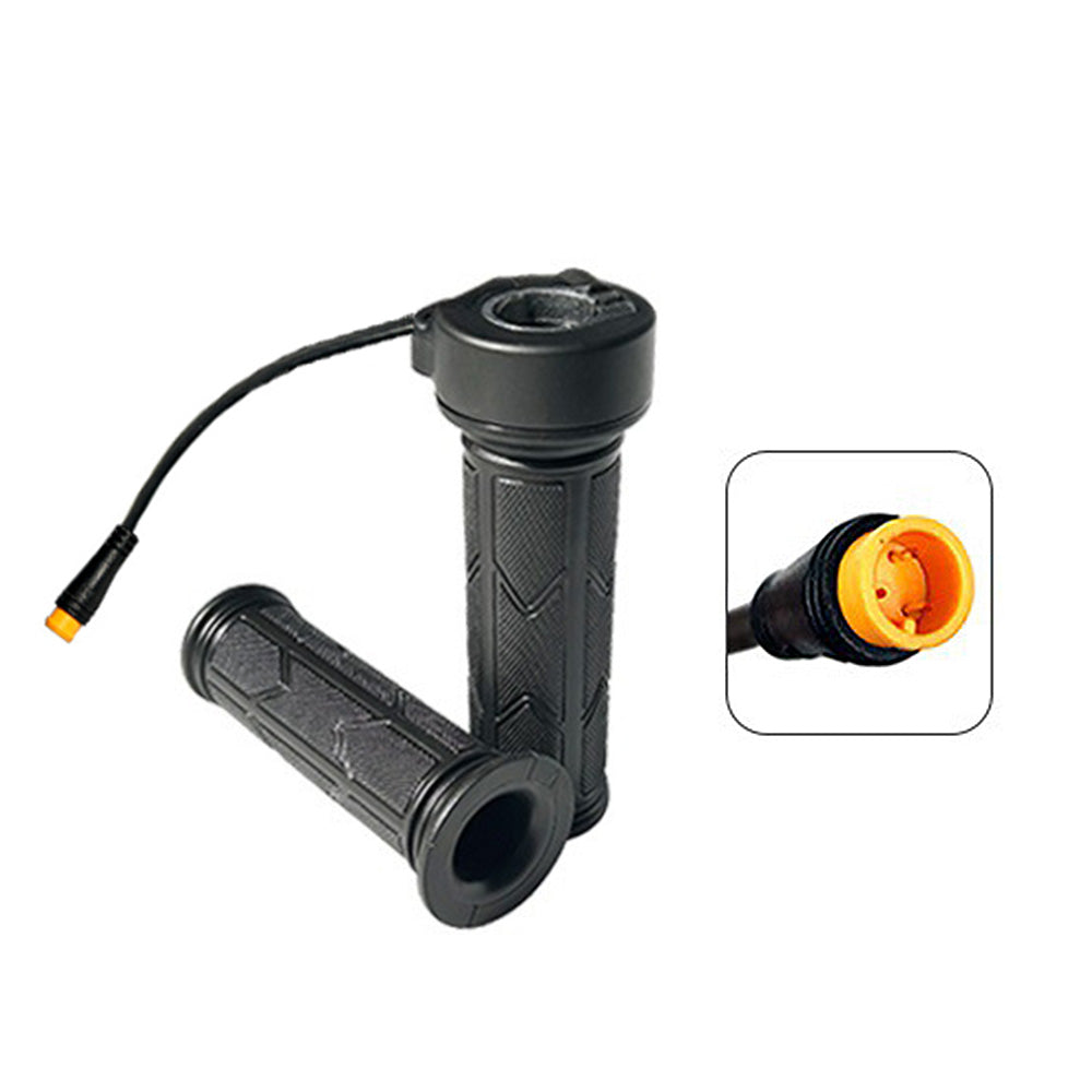 {{ Full Twist Throttle Electric Bike Ebike Right Hand 3Pin Bike Grip Twist Throttle }} - Buy Car Parts Online at {{ Kaka Auto Parts }}.