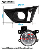 Full Set Fog Light Spot Driving Lamp Kit Suitable For Honda Jazz GF 2014-2017