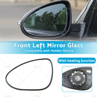 {{ Suitable for Holden Barina 2011-ONWARD Left Mirror Glass Heated Convex With Base }} - Buy Car Parts Online at {{ Kaka Auto Parts }}.