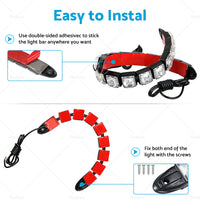 {{ 2PCS 9 LED DRL Fog Driving Daylight Daytime Running Light Car Auto Head Lamp }} - Buy Car Parts Online at {{ Kaka Auto Parts }}.