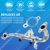 {{ EGR Cooler Pipe fit NISSAN Navara D40 Spain Thai YD25DDTI YD25 14735-EC00D }} - Buy Car Parts Online at {{ Kaka Auto Parts }}.