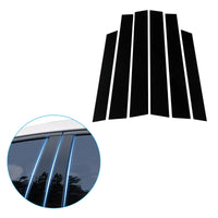 6x Black Window Trim Covers Suitable For Honda CR-V 2.4L 2007-2011