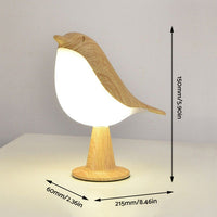 Modern Magpie Bird LED Table Lamp Touch Control Bedside Reading Night Light for Bedroom