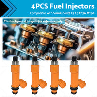 {{ 4PCS Fuel Injector 297500-0120 Suitable for Suzuki Swift 1. 3 1. 5 M13A M15A 05-16 }} - Buy Car Parts Online at {{ Kaka Auto Parts }}.