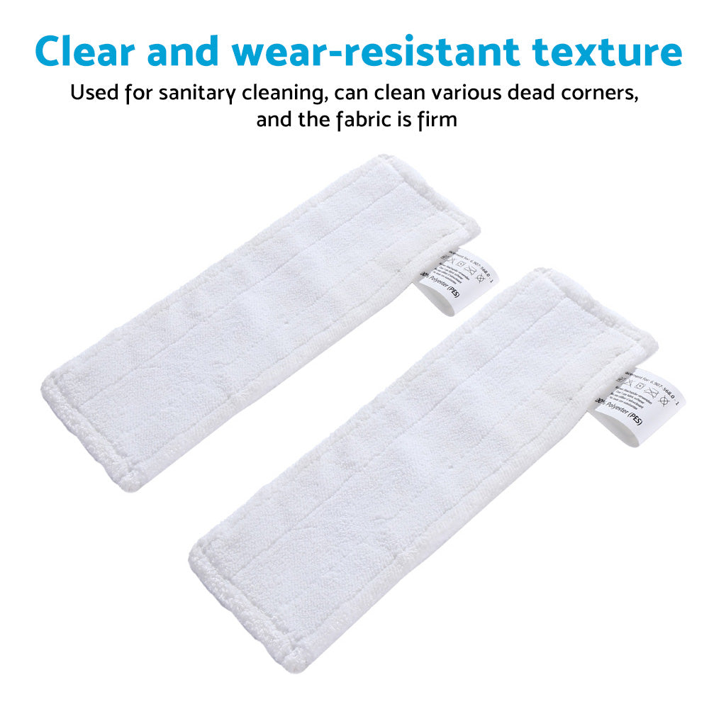 6x Mop Cloth Pad Set Suitable For Karcher SC1 / SC2 / SC3 / SC4 / SC5 Steam Cleaner