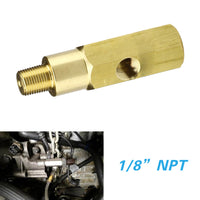 Oil Pressure Gauge Adapter 1/8-Inch NPT Male & Female Thread Suitable For Various Applications