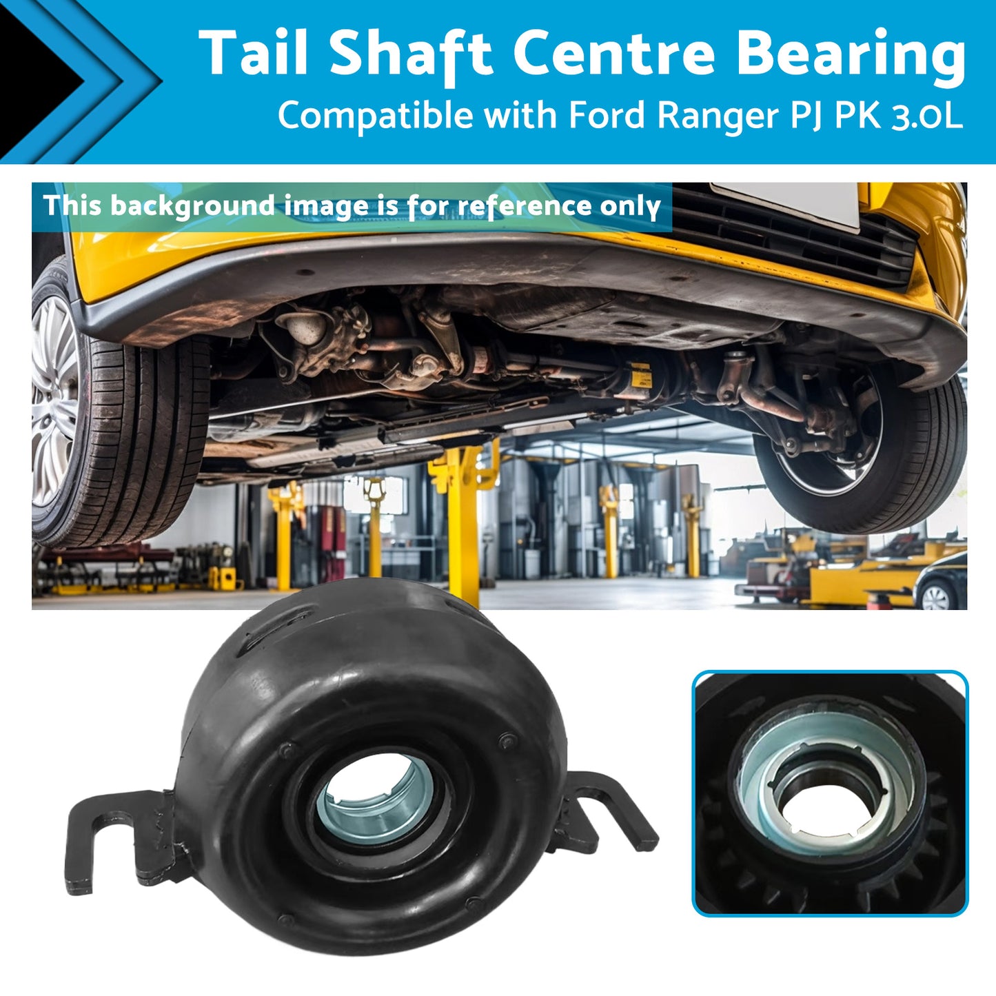 {{ Tail Shaft Centre Bearing Suitable for Ford Ranger PJ PK 3. 0L WEAT 4X4 06-11 }} - Buy Car Parts Online at {{ Kaka Auto Parts }}.