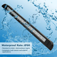 256mm 12V 9 LED Awning Light Touch Switch Strip Bar Caravan Camper Boat Marine