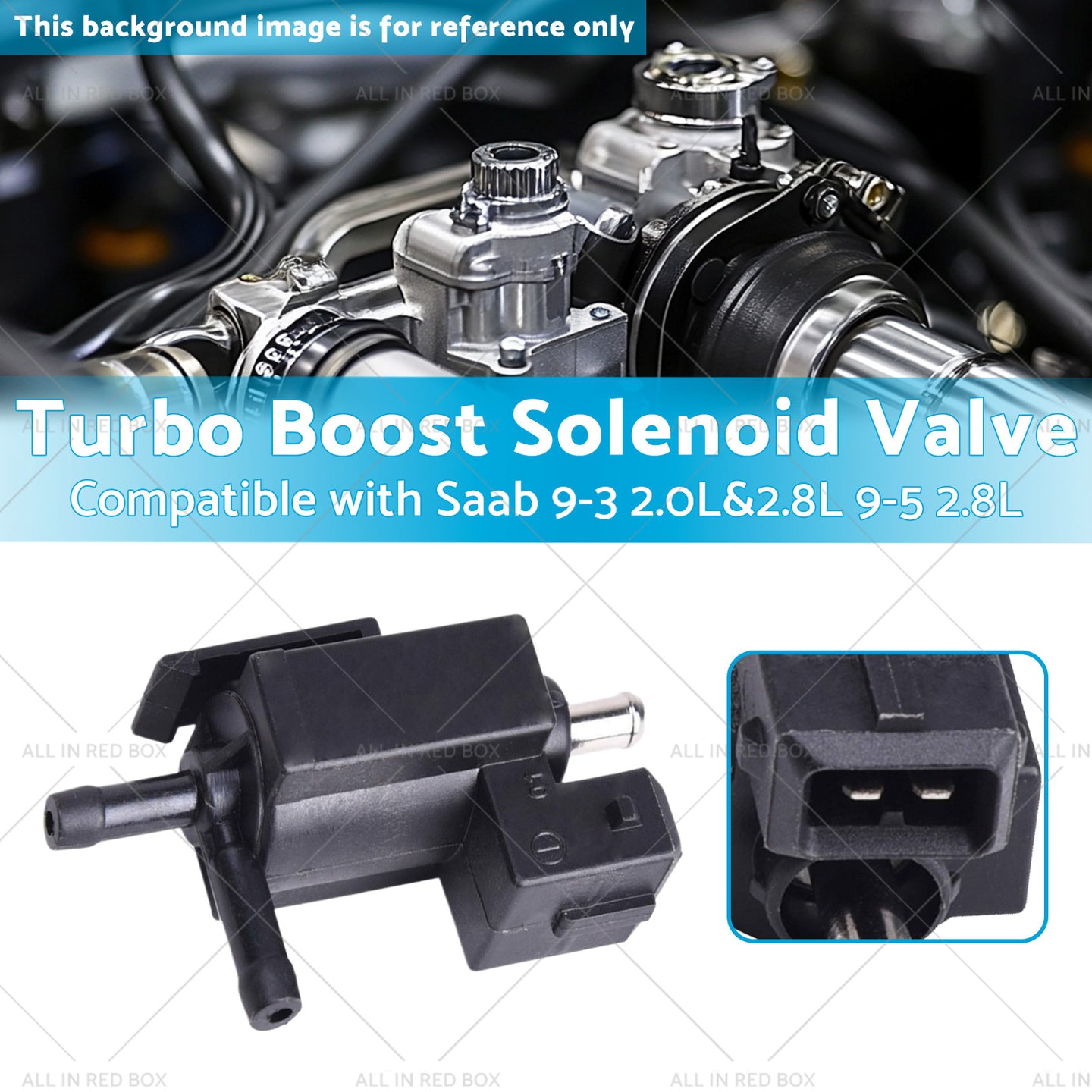 {{ Turbo Boost Solenoid Valve Suitable for Saab 9-3 2. 0L and 2. 8L 9-5 2. 8L 728311040 }} - Buy Car Parts Online at {{ Kaka Auto Parts }}.