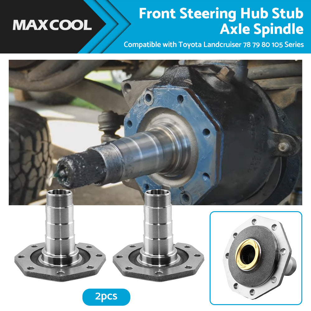 {{ Front Steering Hub Stub Axle Spindle Suitable ForToyota Landcruiser 78 79 80 105 }} - Buy Car Parts Online at {{ Kaka Auto Parts }}.