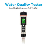 Portable 4 In 1 Hydrogen-Rich Test Pen PH ORP TEMP Water Quality Meter Tester