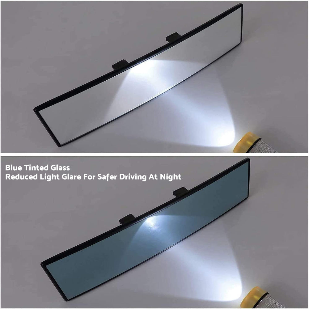 300mm Car Rear View Mirror Large Vision Convex Clear Lens Wide Angle Anti-Glare