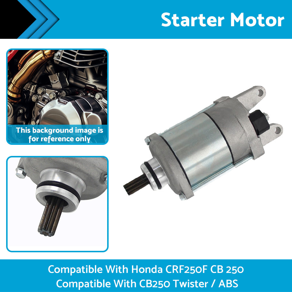 {{ Starter Motor Suitable For Honda CRF250F CB 250 CB250 Twister or ABS 2016-2020 }} - Buy Car Parts Online at {{ Kaka Auto Parts }}.
