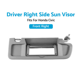 compare product RH Right Hand Driver Side Sun Visor  D. Grey  For Honda Civic FD 2006~2012 Sedan