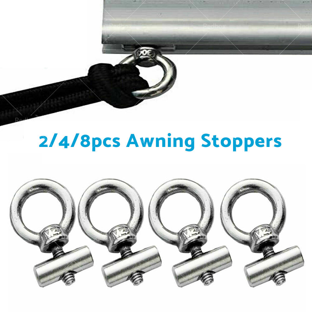 {{ 2 or 4 or 8PCS Awning Rail Stoppers Rail Track Screws for Boat Caravan Stainless Steel }} - Buy Car Parts Online at {{ Kaka Auto Parts }}.