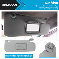 {{ Sun Visor Driver Right Side Suitable For Holden Barina TM 2011-2018 95327507 }} - Buy Car Parts Online at {{ Kaka Auto Parts }}.