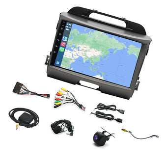 compare product 9 inch Wireless CarPlay Android 14 GPS Head Unit Suitable for Kia Sportage