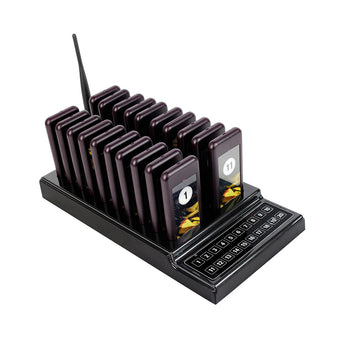 compare product 20 Restaurant Coaster Pager Guest Call Wireless Paging Queuing Calling System AU