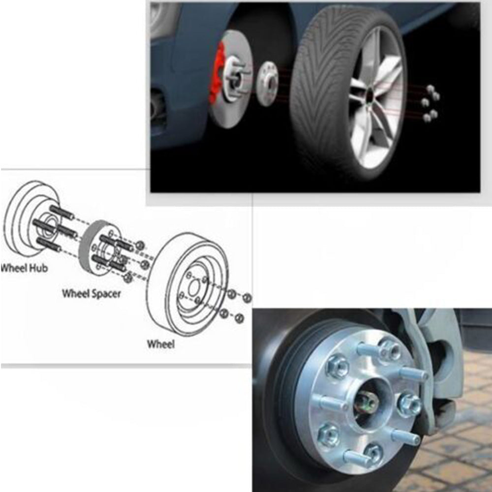 25mm Bolt-On Wheel Spacers Suitable For Holden Commodore VB-VZ 5x120 69.6