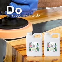 {{ 8Ltr Epoxy Resin 1:1 AB Kit Art DIY UV Crafts Glass & Water Clear Epoxy Coating }} - Buy Car Parts Online at {{ Kaka Auto Parts }}.