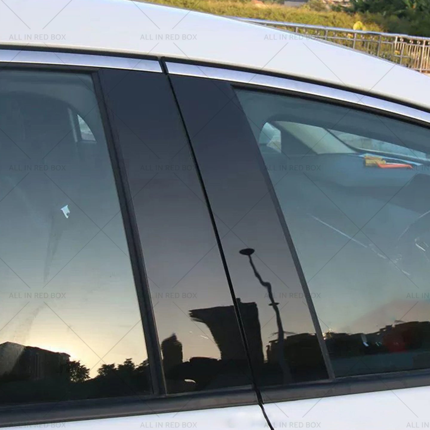 {{ 6x Black Pillar Post Cover Trims Suitable for Infiniti G35 G37 Sedan 02-13 }} - Buy Car Parts Online at {{ Kaka Auto Parts }}.