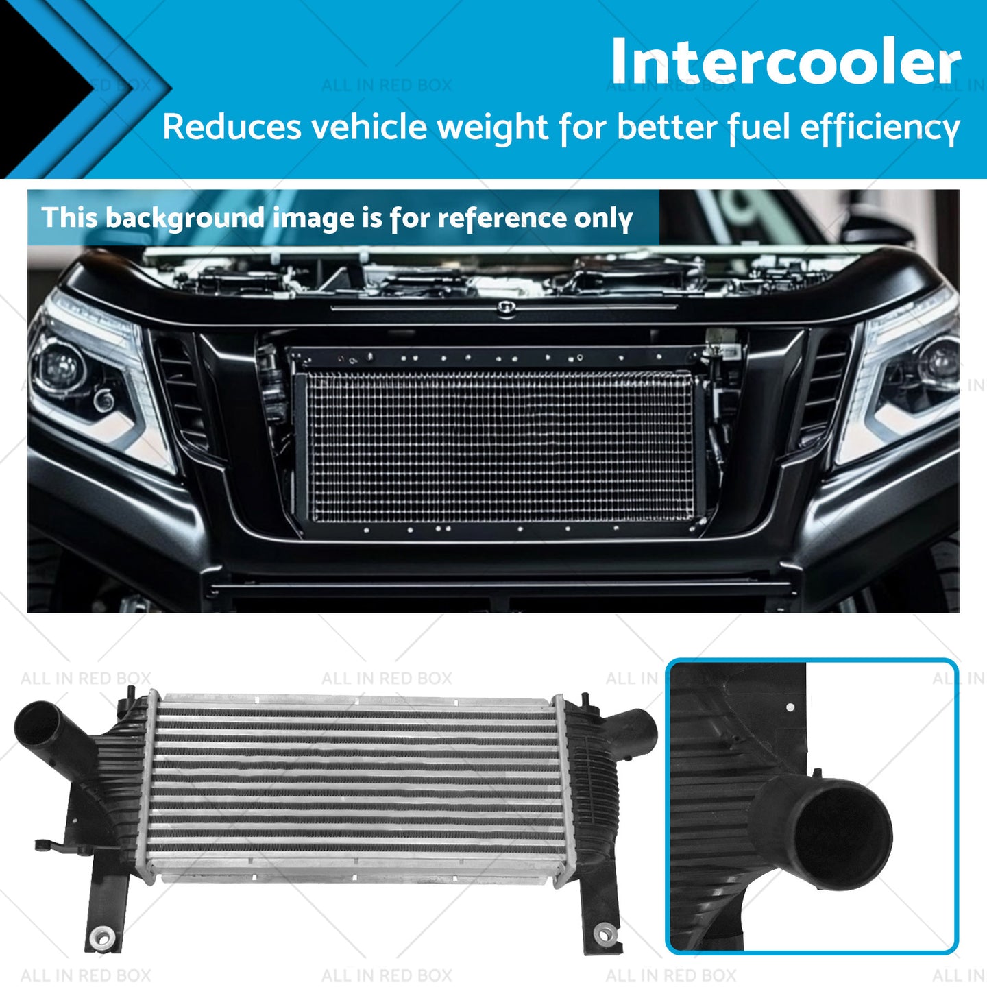 {{ Intercooler Suitable For Nissan Navara D40 Pathfinder R51 2.5L YD25DDTI 05-15 }} - Buy Car Parts Online at {{ Kaka Auto Parts }}.