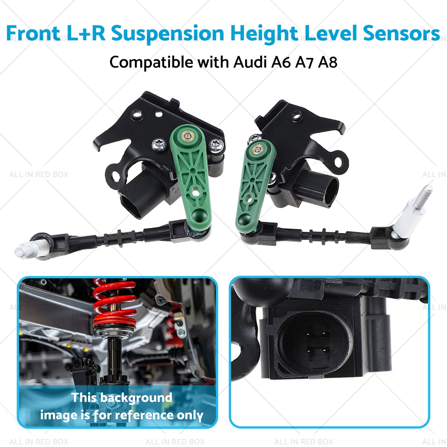 {{ Front LR Suspension Height Level Sensors 4H0941285G Suitable for Audi A6 A7 A8 }} - Buy Car Parts Online at {{ Kaka Auto Parts }}.