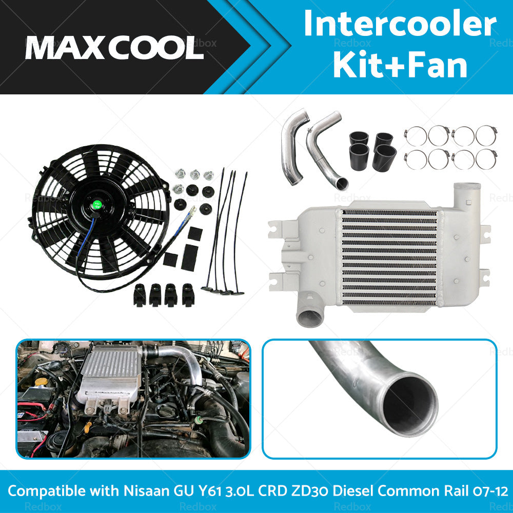 {{ Intercooler Kit Fan For Nisaan GU Y61 3. 0L CRD ZD30 Diesel Common Rail 07-12 }} - Buy Car Parts Online at {{ Kaka Auto Parts }}.