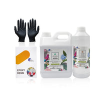 3KG Epoxy Resin 2:1 AB Kit Ultra Clear UV Resin For Crafts, Art, DIY, River Table & Jewellery
