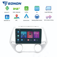 Car Radio Android 13 GPS BT Apple CarPlay Suitable For Hyundai i20 2012-2015