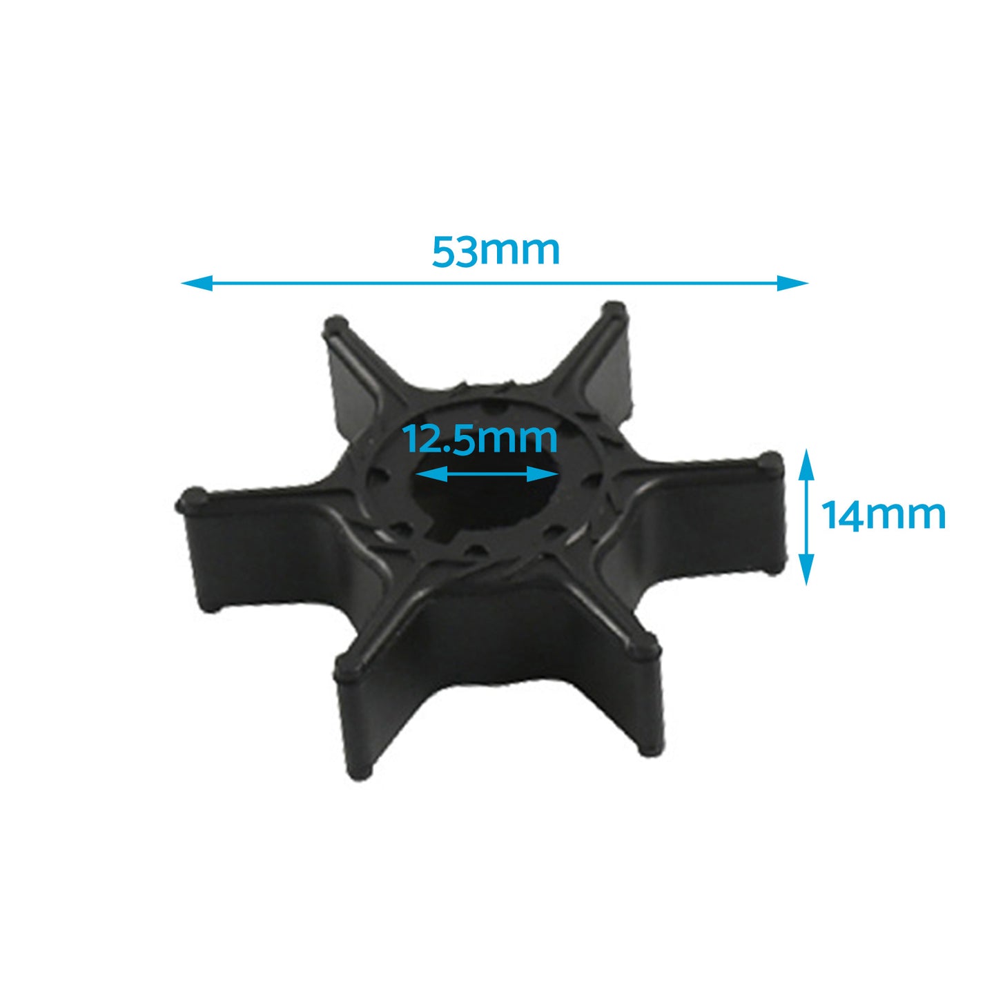 {{ Water Pump Impeller Kit Suitable For Yamaha 9.9 15 HP 2 Strokeb 63V-W0078-01 }} - Buy Car Parts Online at {{ Kaka Auto Parts }}.