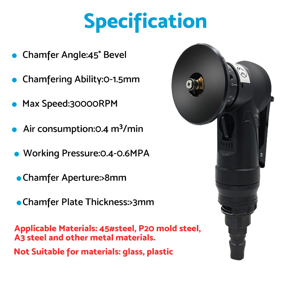 {{ Air Chamfer Tool Trimming Mini Chamfering Pneumatic Beveling Machine Deburring }} - Buy Car Parts Online at {{ Kaka Auto Parts }}.