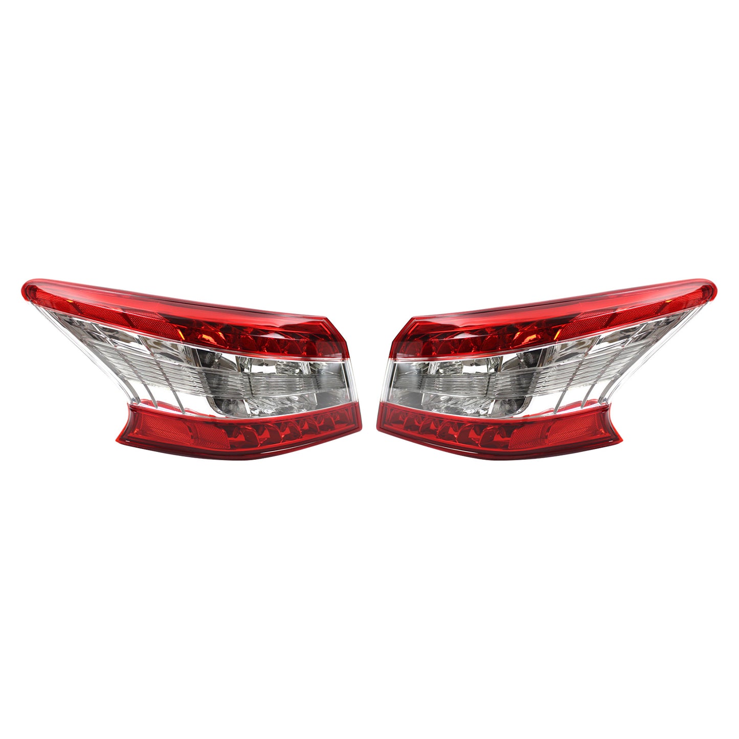 LH+RH Hand Tail Light Rear Lamp LED Suitable For Nissan Pulsar B17 Sedan 12-16