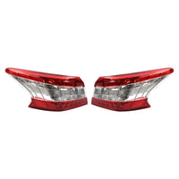 LH+RH Hand Tail Light Rear Lamp LED Suitable For Nissan Pulsar B17 Sedan 12-16