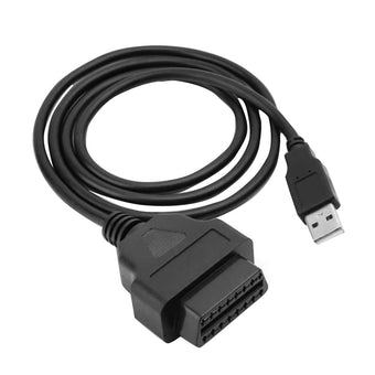 compare product 16-Pin OBD2 To USB Adapter Cable Connector Suitable For Vehicle Diagnostic Tool