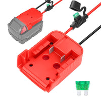 Battery Adapter With Built-In Fuse & Switch Suitable For Milwaukee 18V 14AWG