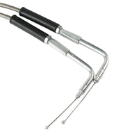 Throttle and Idle Cable Set 56-1/2 Stainless Steel Suitable For Harley-Davidson