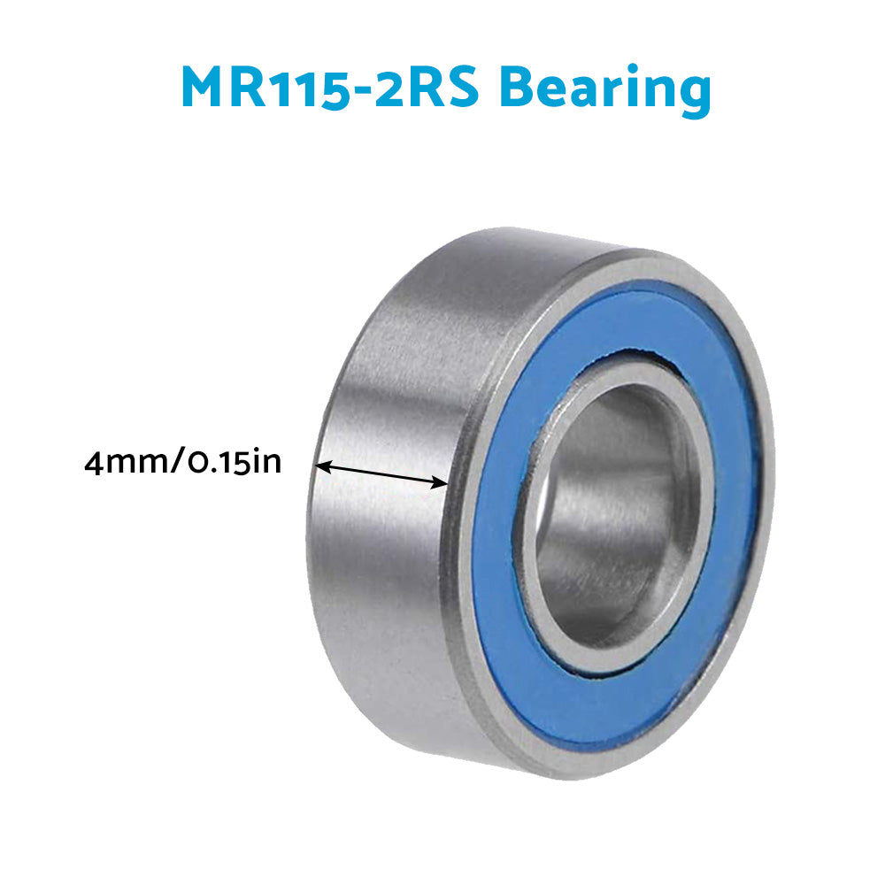 10x MR85-2RS / MR115-2RS PTFE Rubber Seal Bearings Suitable For RC 2728 / 4606 / 5114 / 1213 B020