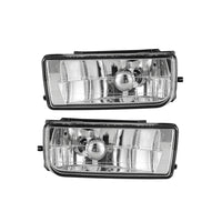 2x Fog Lights Driving Spot Lamps Black Housing Suitable For BMW E36 3 Series 1992-1998