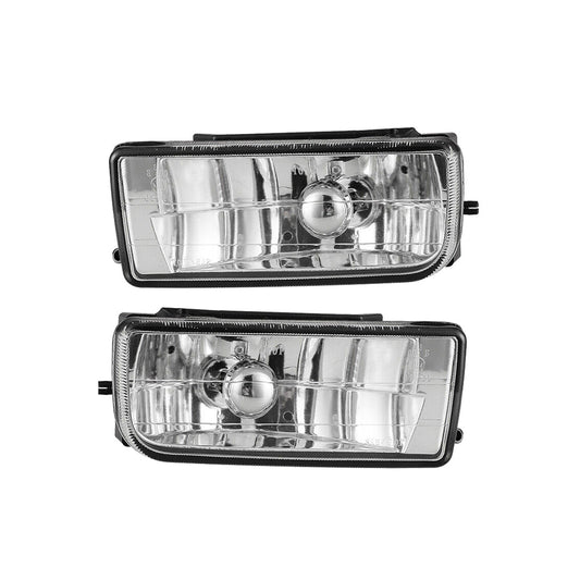2x Fog Lights Driving Spot Lamps Black Housing Suitable For BMW E36 3 Series 1992-1998