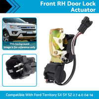 Door Lock Actuator Front Right Suitable For Ford Territory SX SY SZ 4.0L 2004-2014