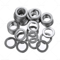 {{ 50PCS Car Engine Oil Crush Washers Drain Plug Gaskets ID 14mm , OD 22mm Aluminum }} - Buy Car Parts Online at {{ Kaka Auto Parts }}.