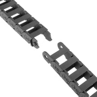 10mmX20mm 1Meter Drag Chain Cable Carrier Open Type with End Connectors Plastic