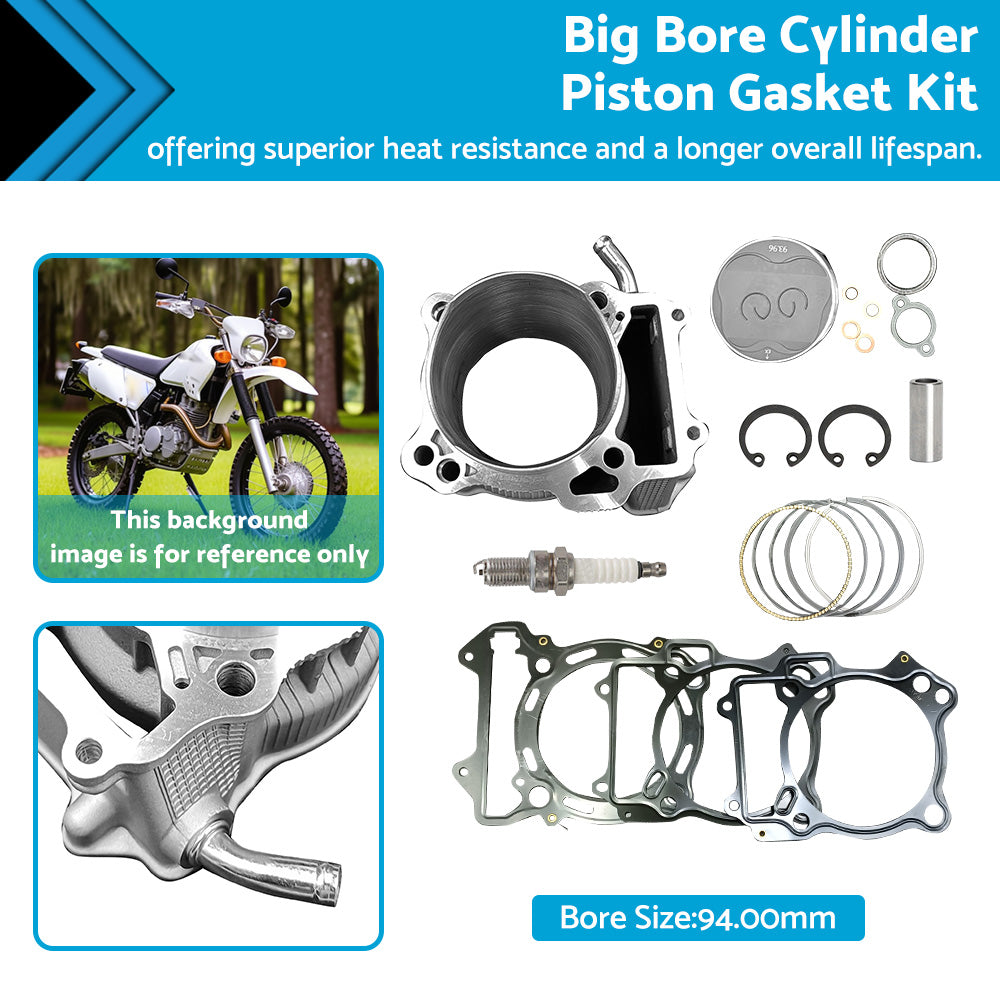 {{ 434cc Big Bore Cylinder Piston Gasket Kit Suitable For Suzuki DR-Z 400 2000-2021 }} - Buy Car Parts Online at {{ Kaka Auto Parts }}.